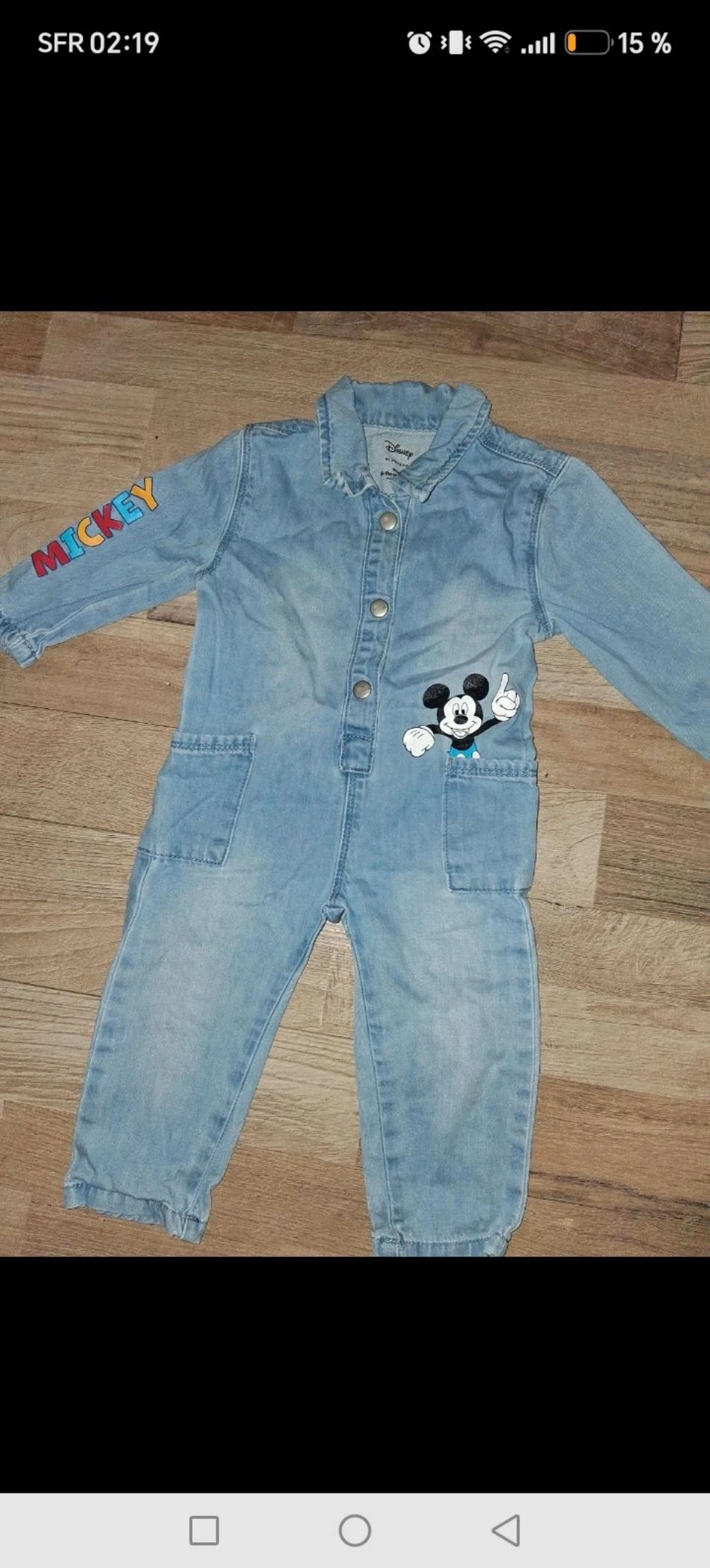 Salopette mickey 